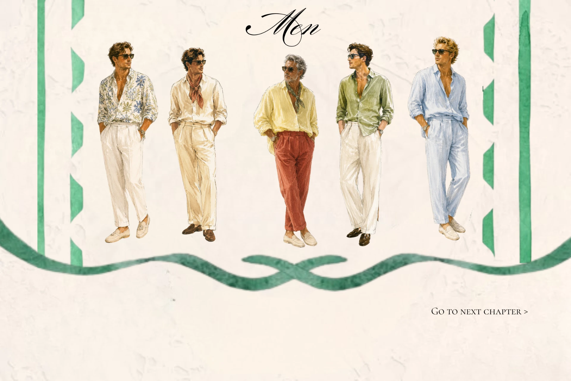 Dresscode moodboard — Men
