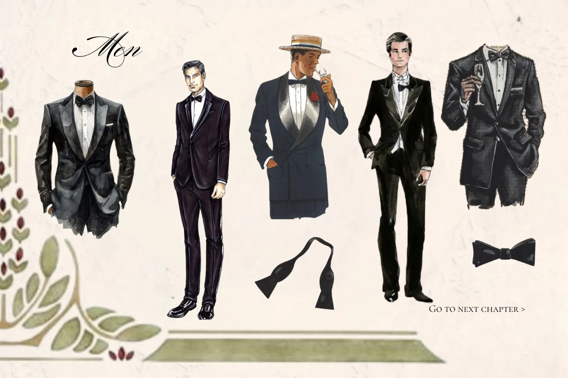 Dresscode moodboard — Men