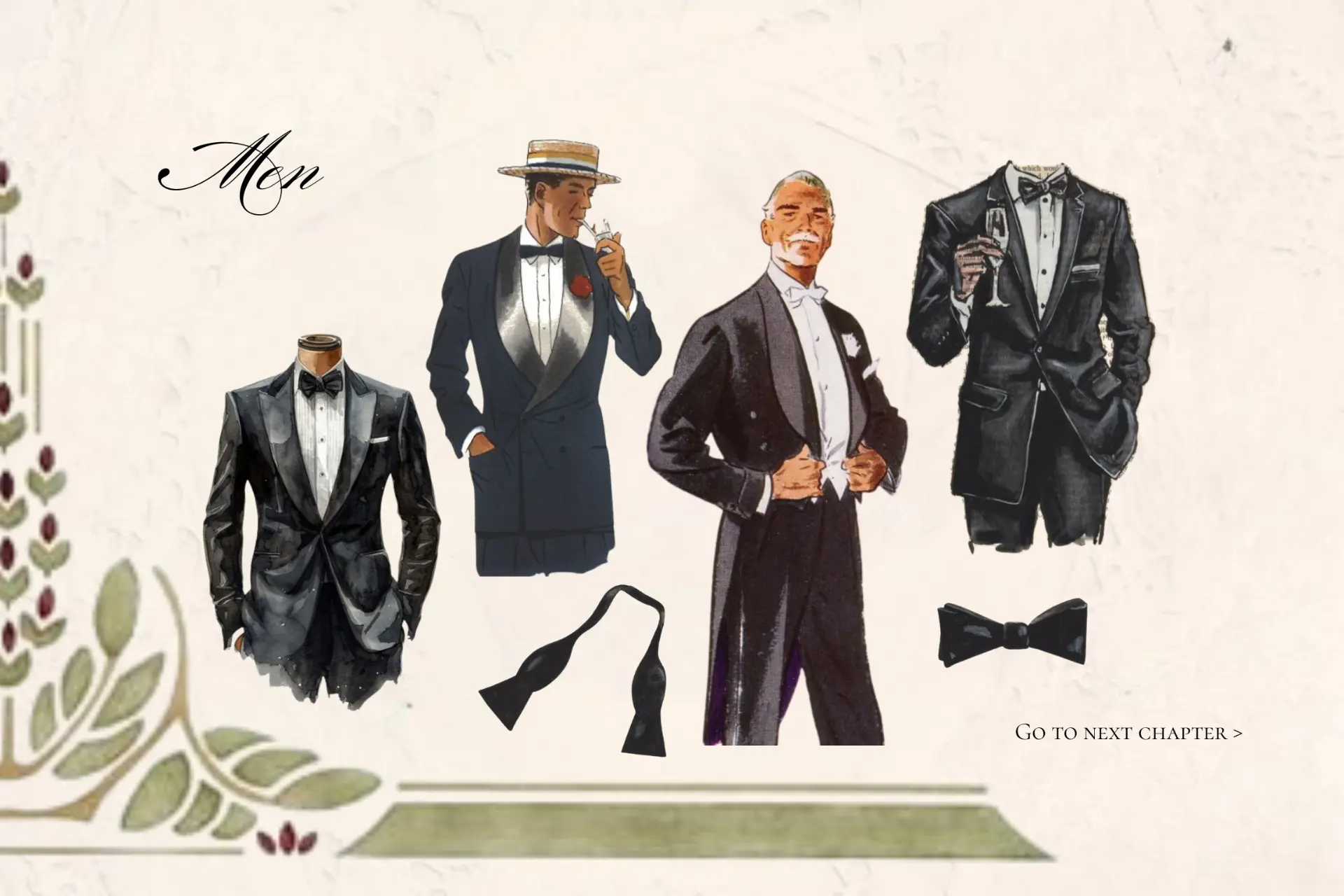 Dresscode moodboard — Men